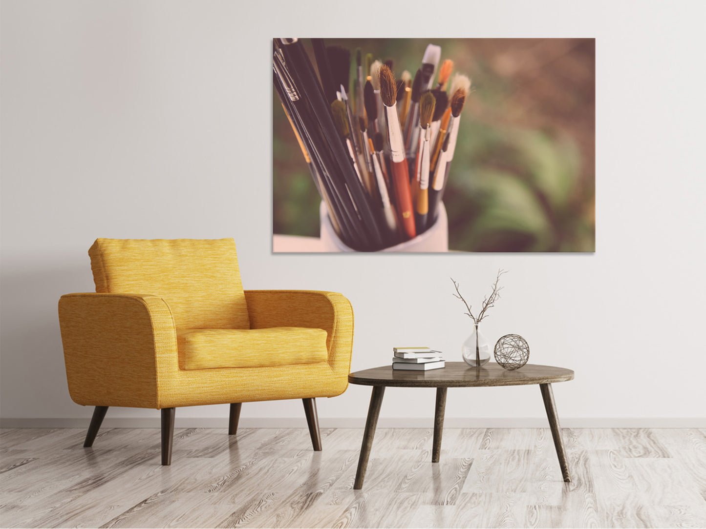Leinwandbild XL Pinsel