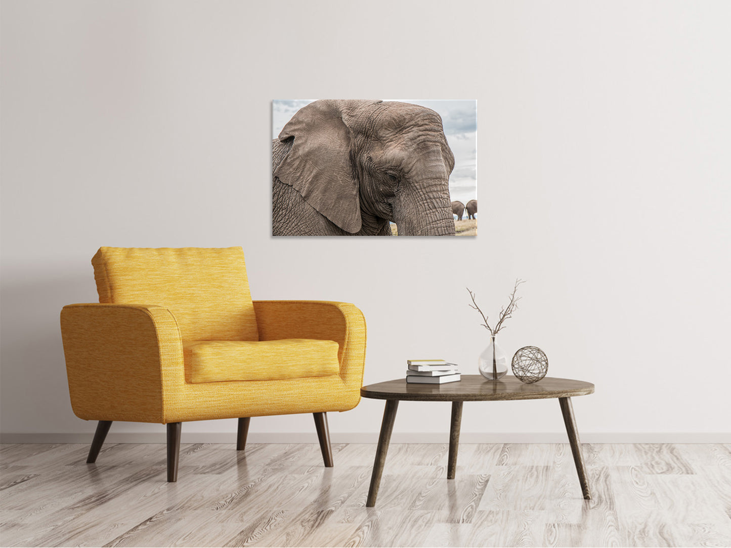 Leinwandbild XL Elefant