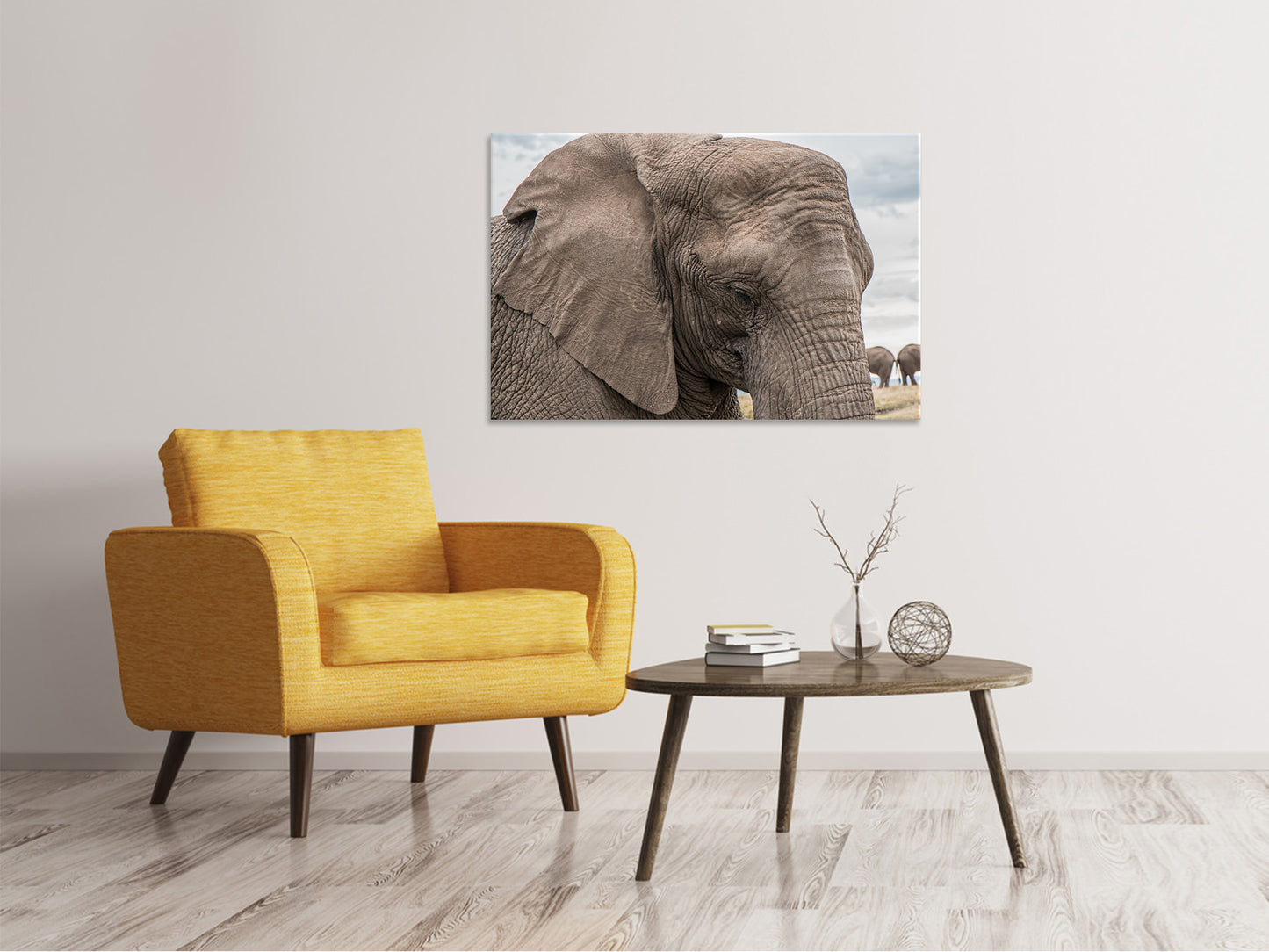 Leinwandbild XL Elefant