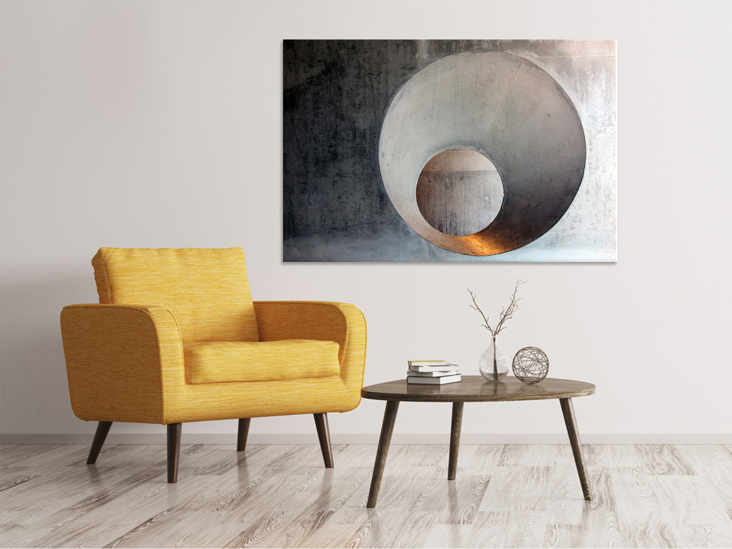 Leinwandbild Beton Kunst