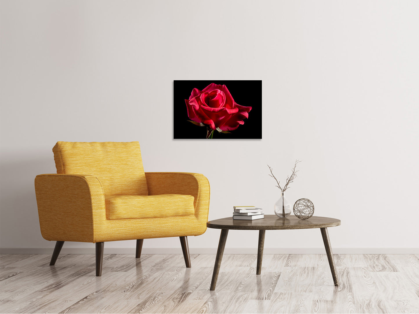 Leinwandbild Die Blume der Liebe
