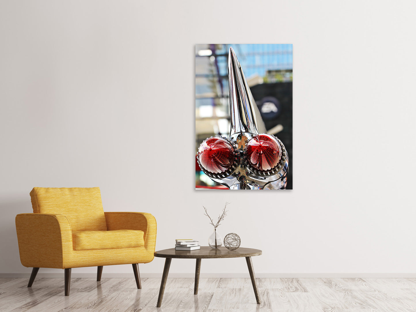 Leinwandbild Retro Heckflosse