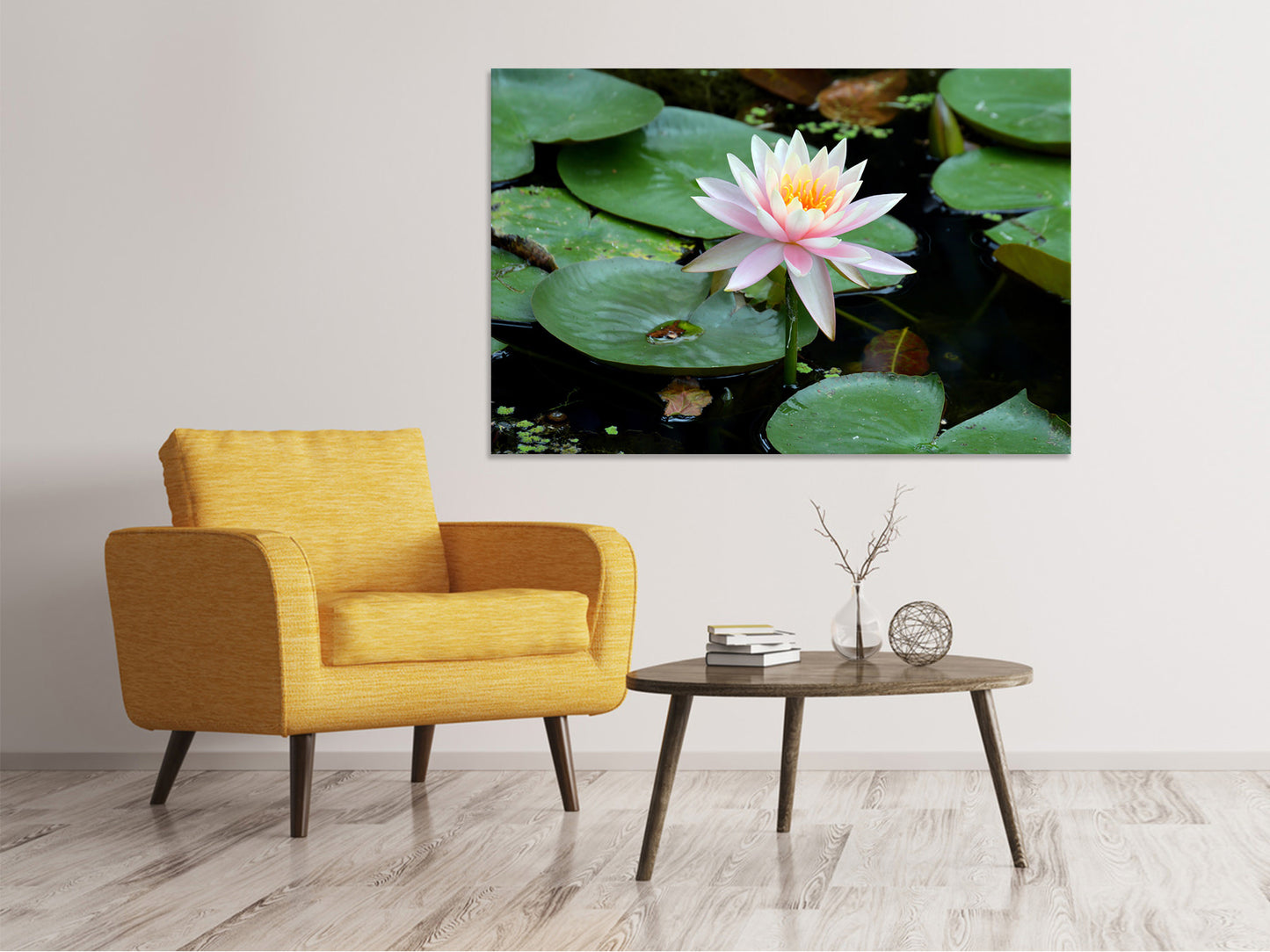 Leinwandbild Die stolze Seerose