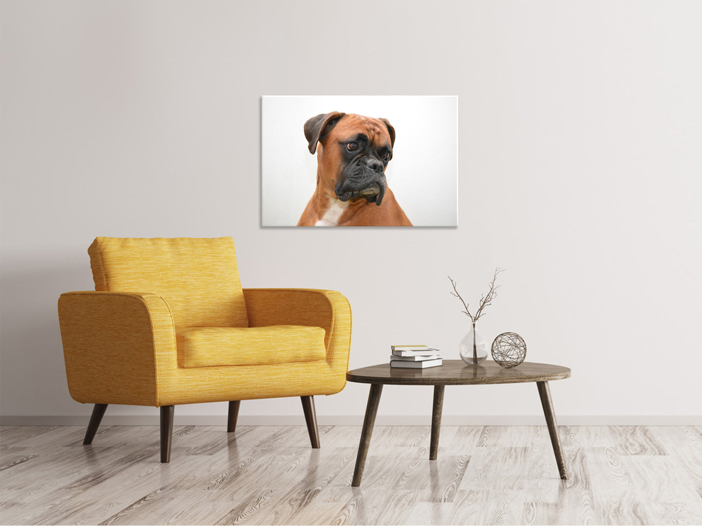 Leinwandbild Typisch Boxer