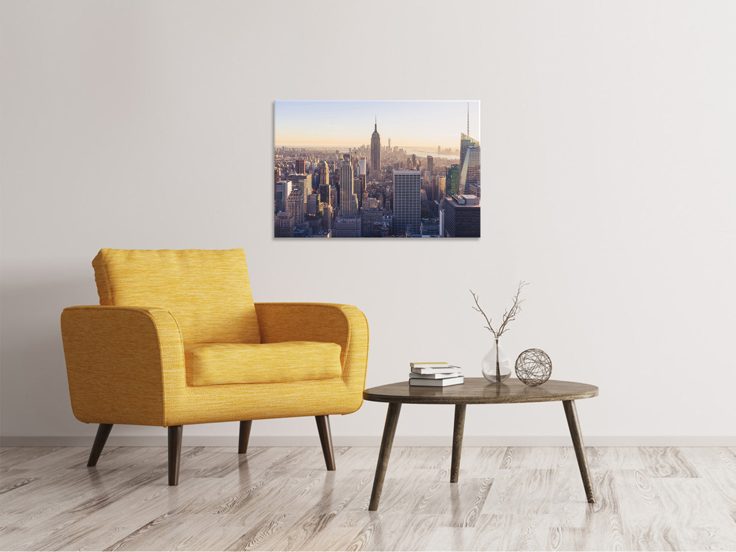 Leinwandbild New York bei Sonnenaufgang