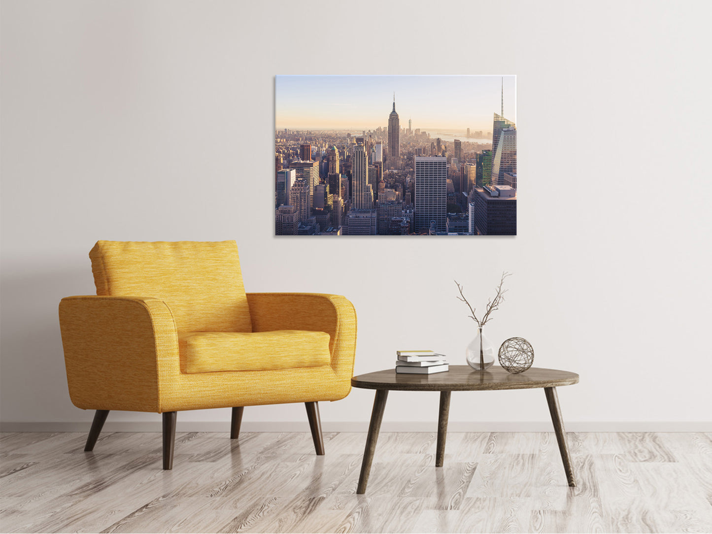 Leinwandbild New York bei Sonnenaufgang