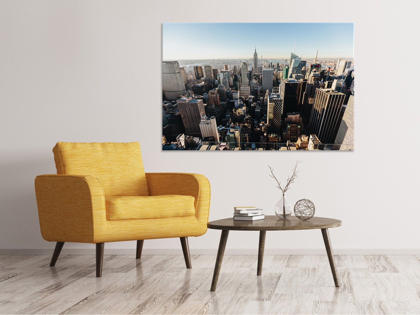 Leinwandbild Über den Dächern von NYC