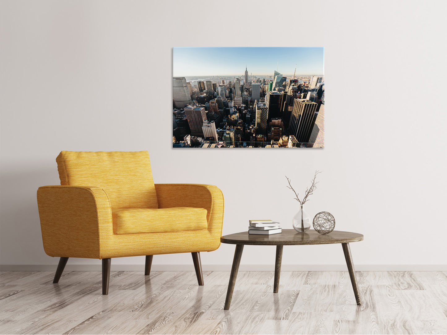 Leinwandbild Über den Dächern von NYC