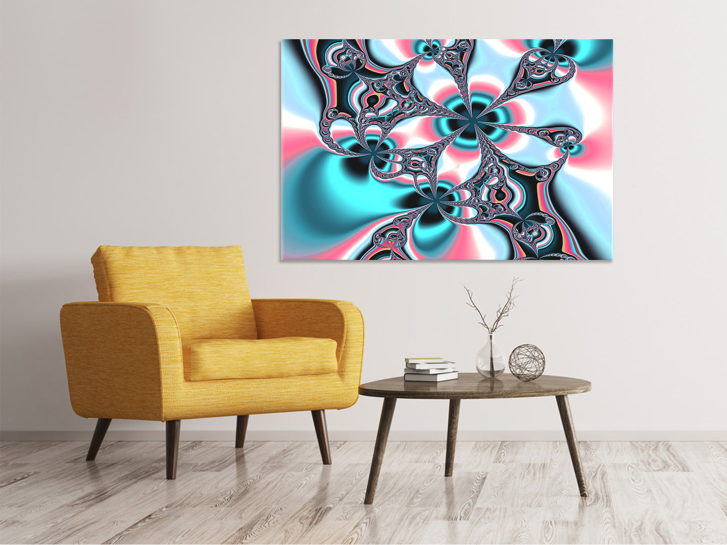 Leinwandbild Fraktale Kunst