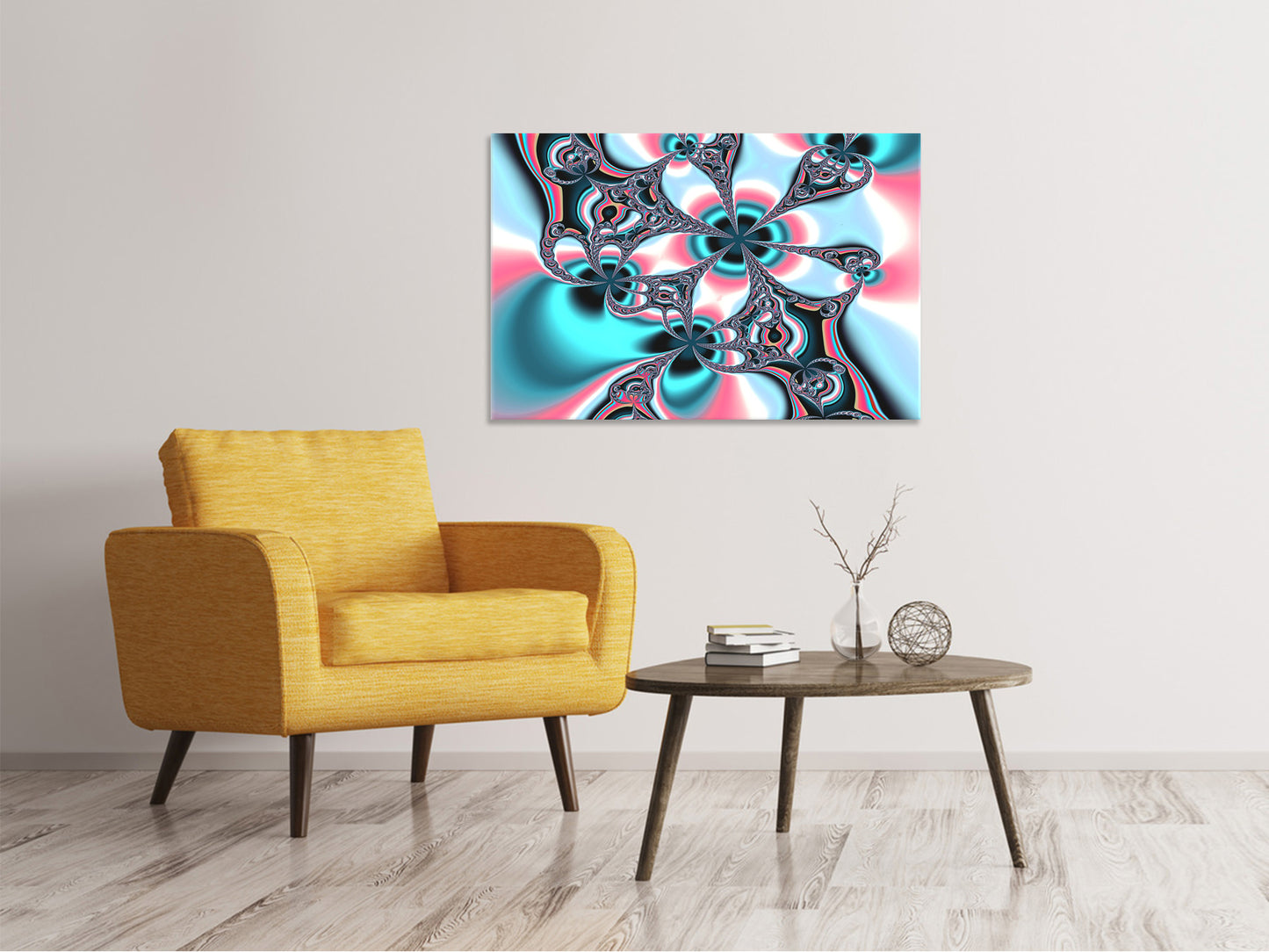Leinwandbild Fraktale Kunst