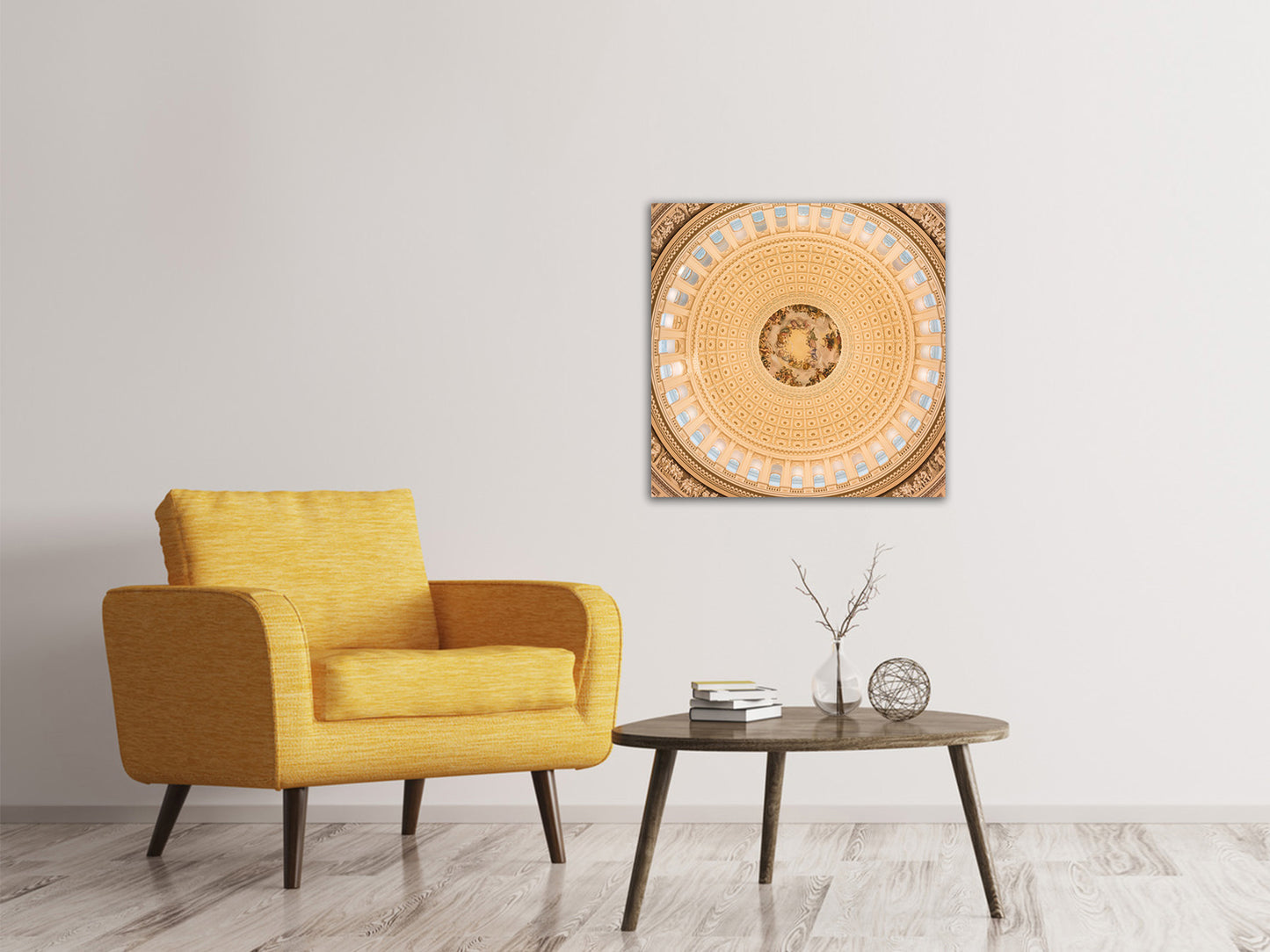 Leinwandbild Kunst an der Decke