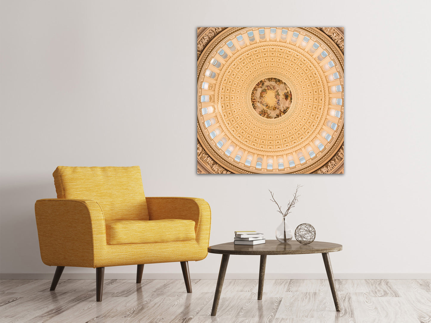 Leinwandbild Kunst an der Decke
