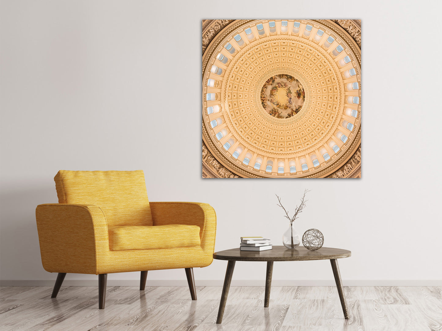 Leinwandbild Kunst an der Decke