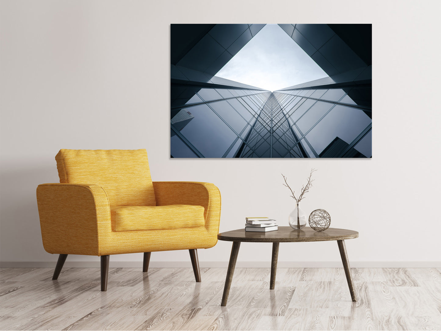 Leinwandbild Architektur aus Glas