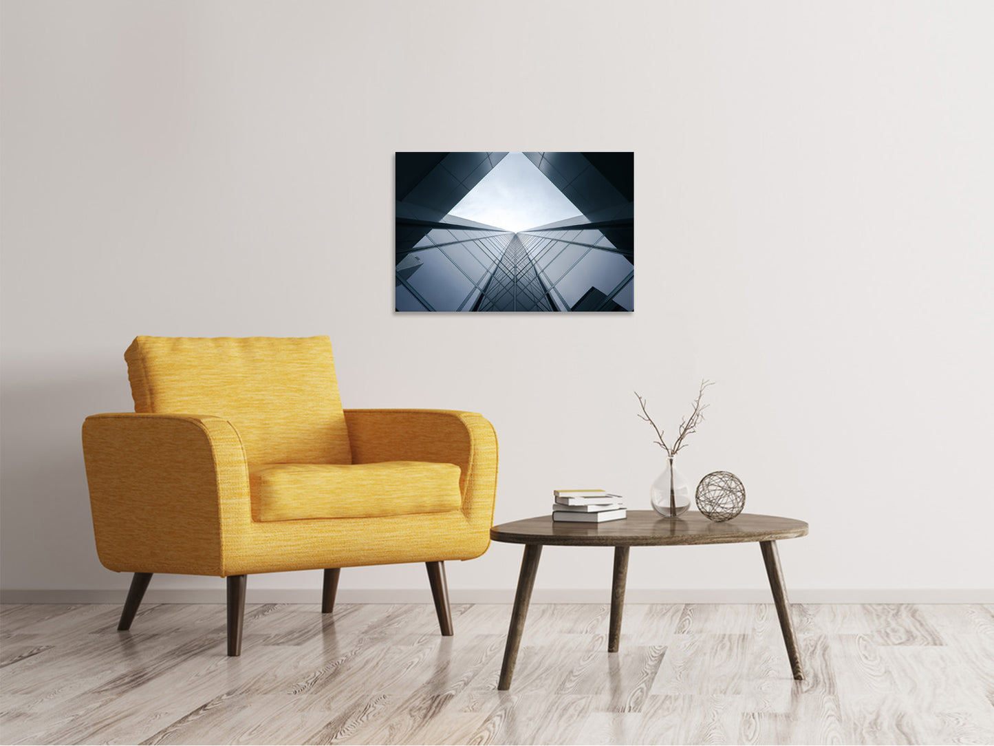 Leinwandbild Architektur aus Glas