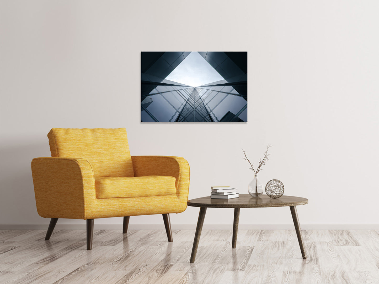 Leinwandbild Architektur aus Glas
