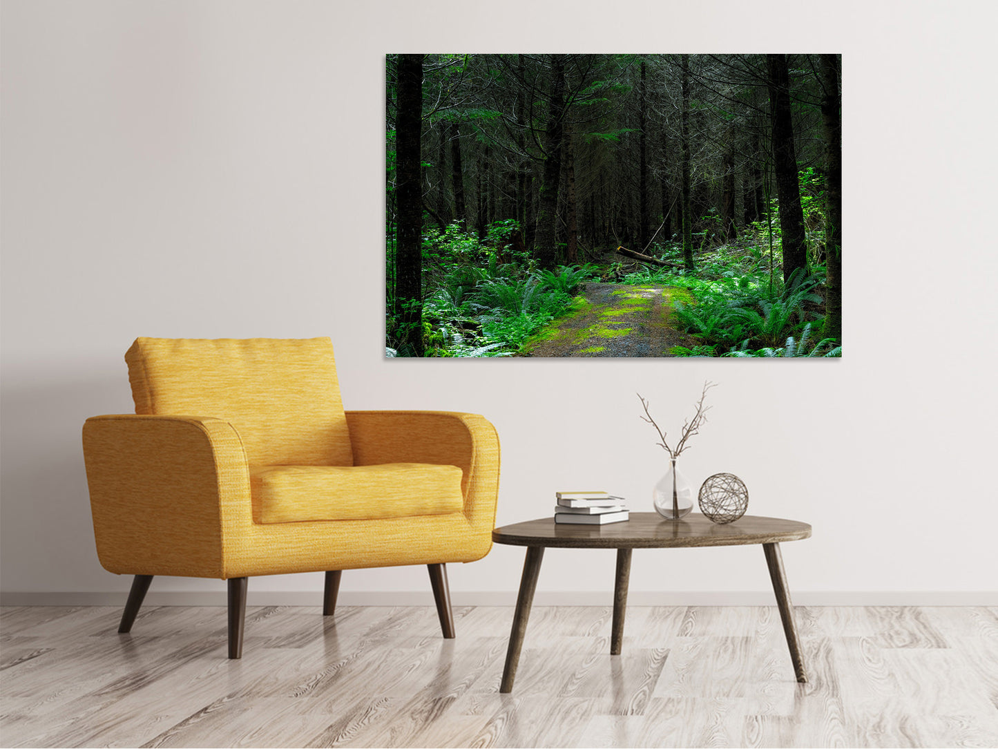 Leinwandbild Wilder Wald