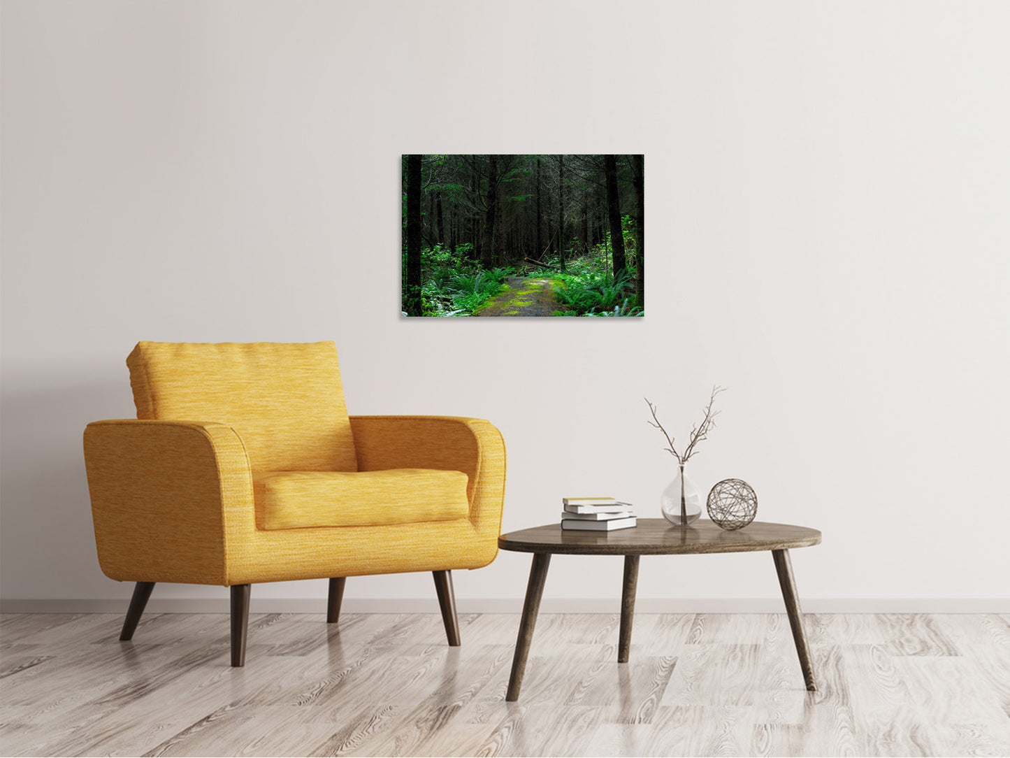 Leinwandbild Wilder Wald