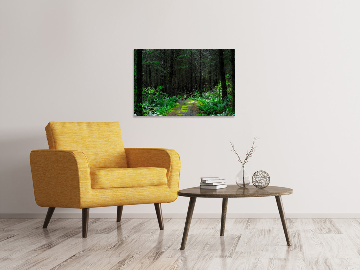 Leinwandbild Wilder Wald