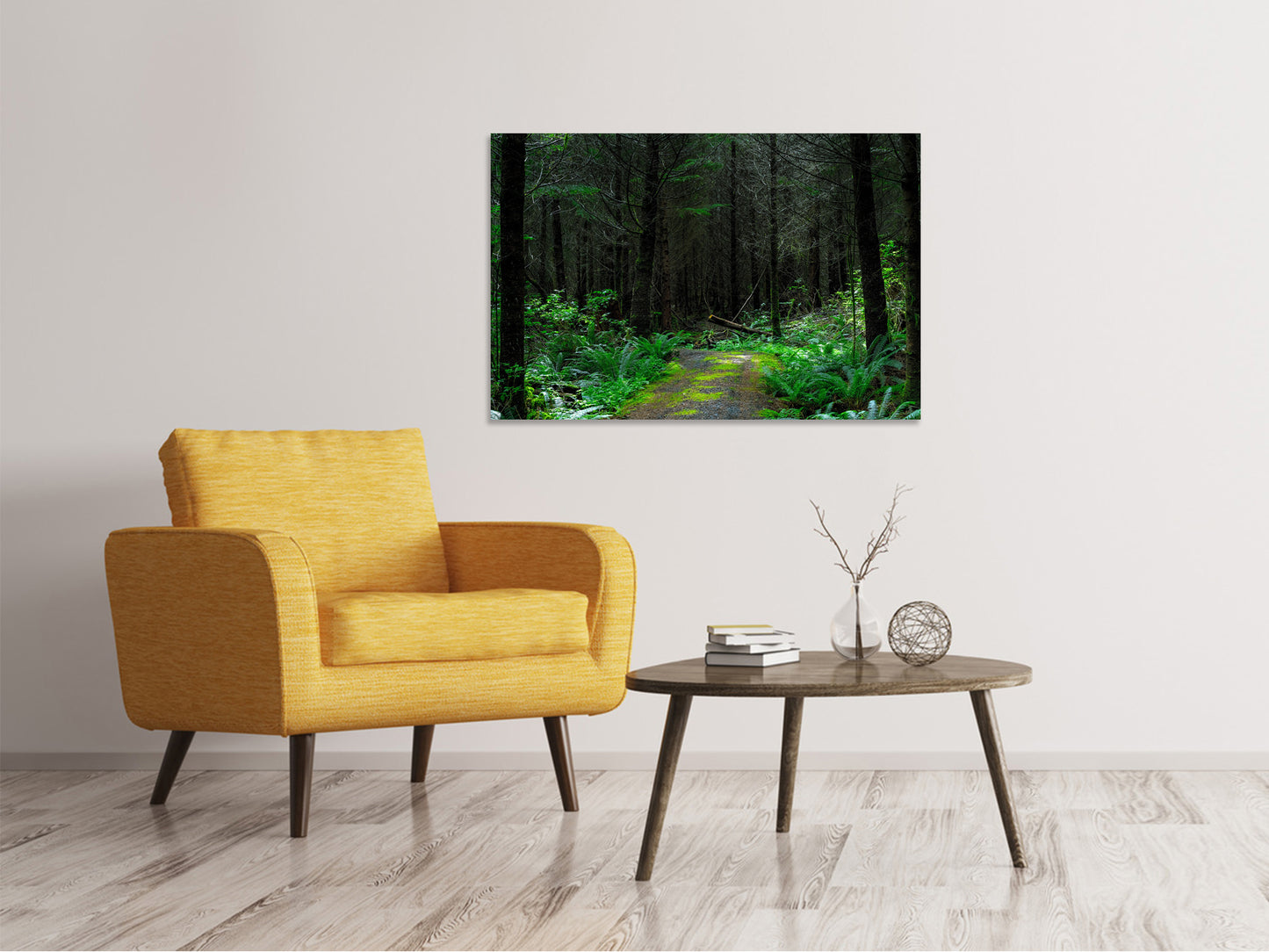 Leinwandbild Wilder Wald