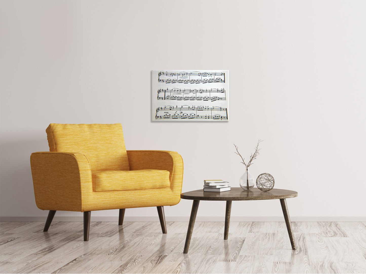 Leinwandbild Musik Noten