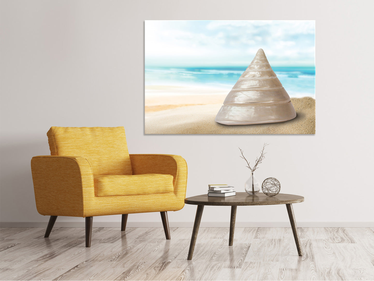 Leinwandbild Meeresschnecke XXL