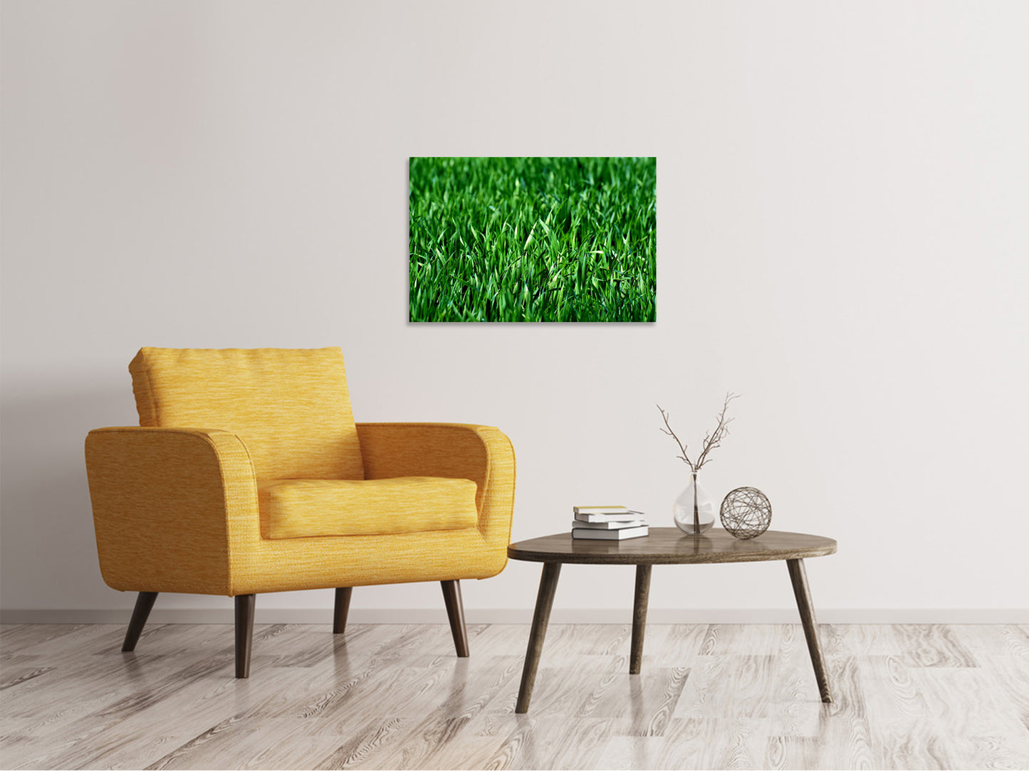 Leinwandbild Die Wiese in XL