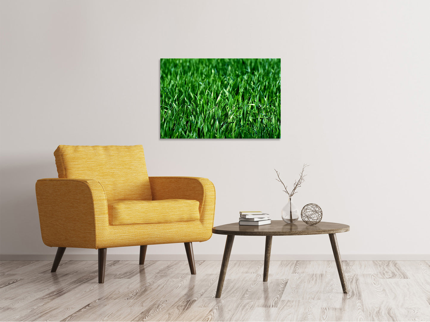 Leinwandbild Die Wiese in XL