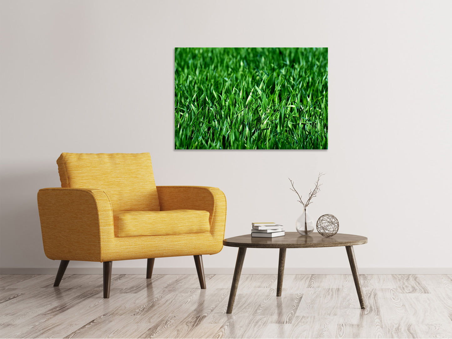 Leinwandbild Die Wiese in XL