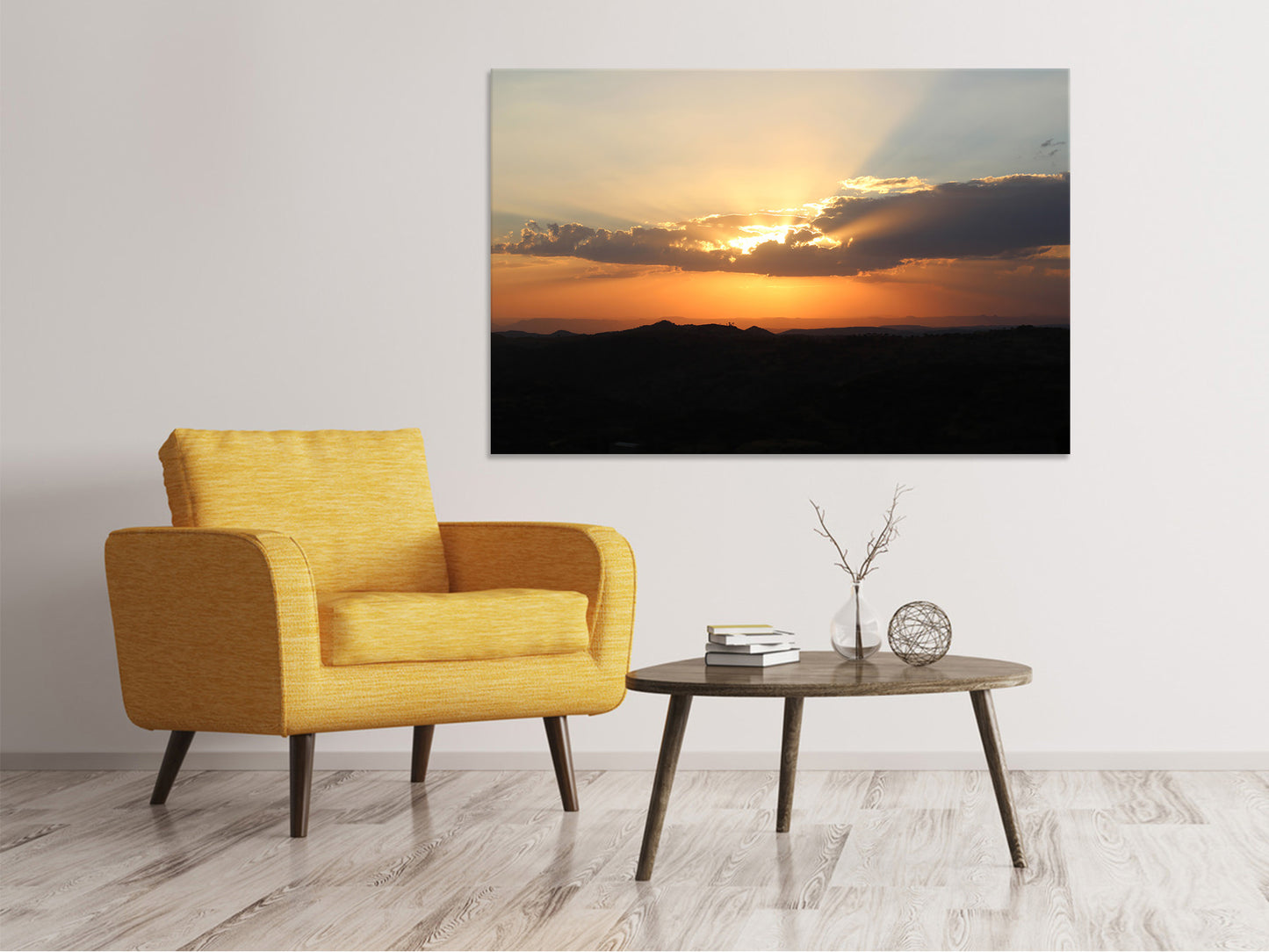 Leinwandbild Der Horizont von Afrika