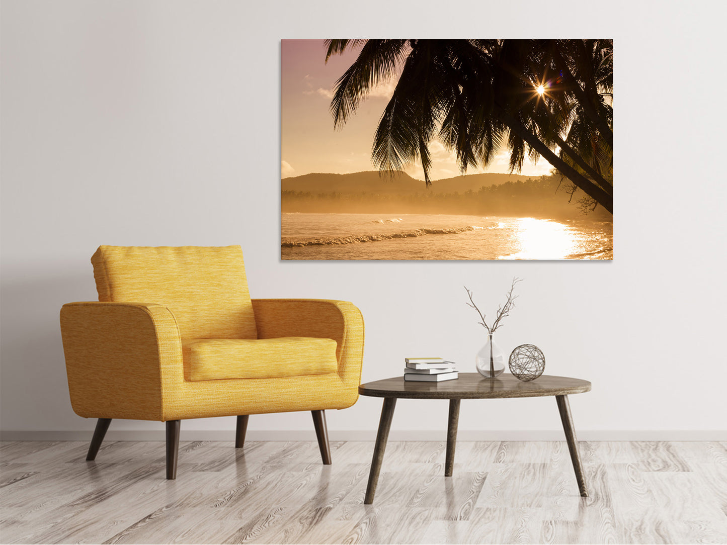 Leinwandbild Mein Lieblingsplatz am Strand