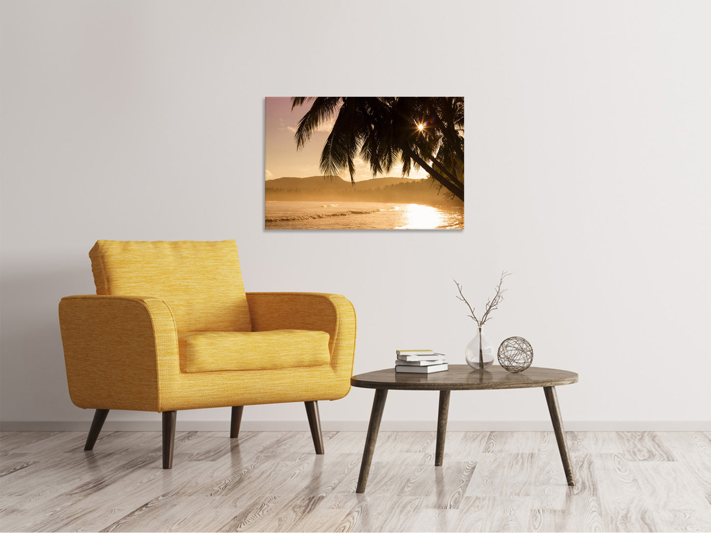 Leinwandbild Mein Lieblingsplatz am Strand