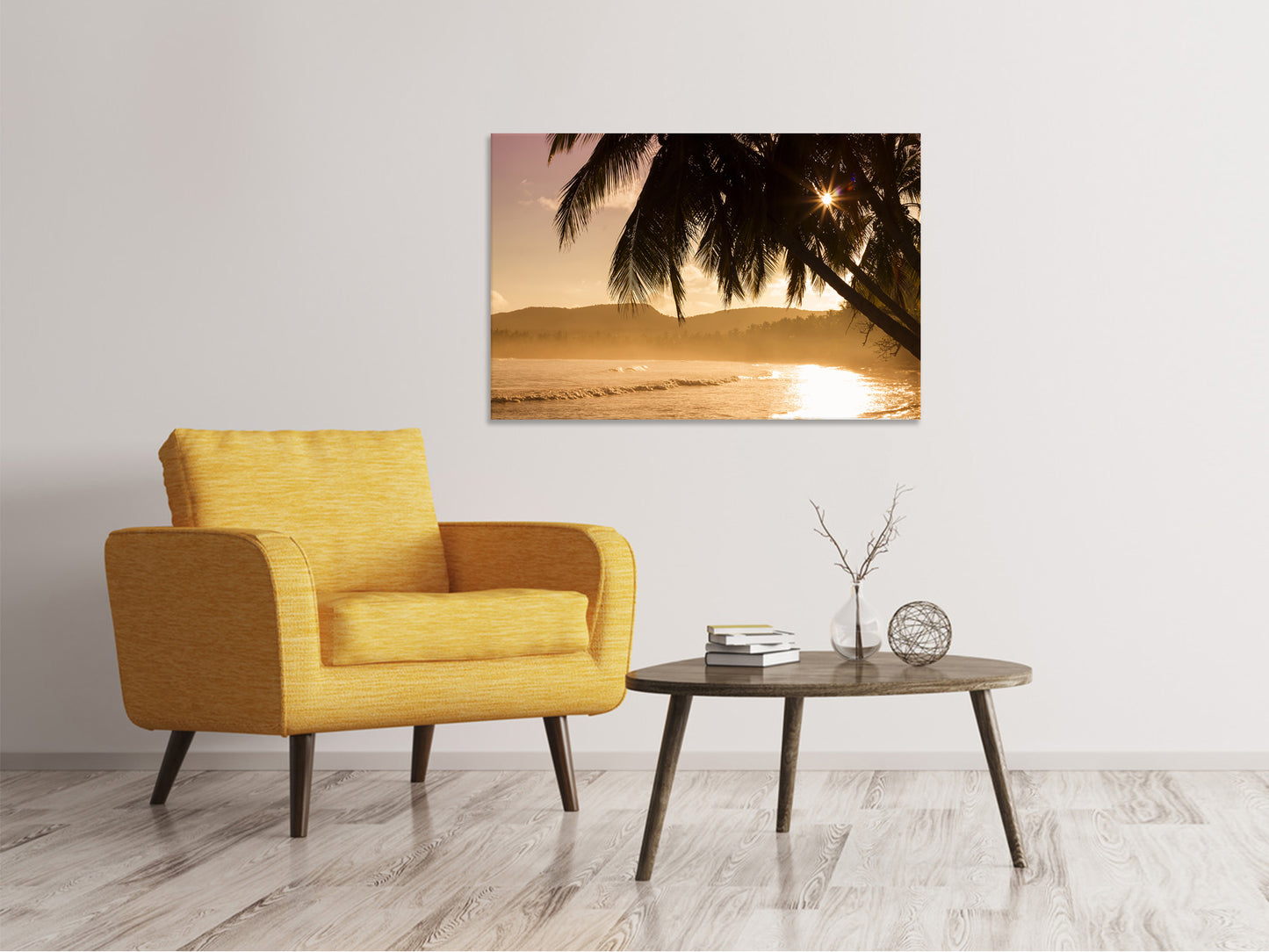 Leinwandbild Mein Lieblingsplatz am Strand