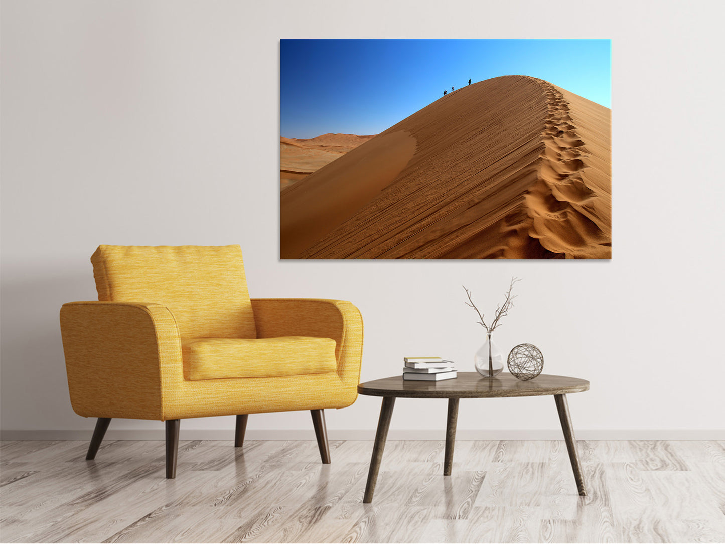Leinwandbild Wüstenwanderung in Namibia