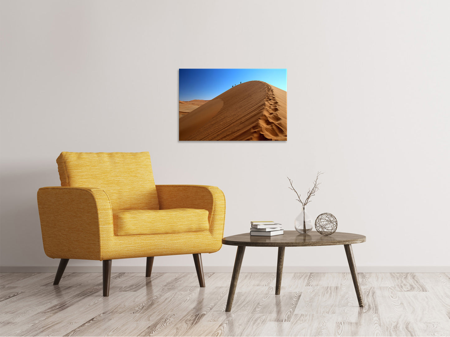 Leinwandbild Wüstenwanderung in Namibia