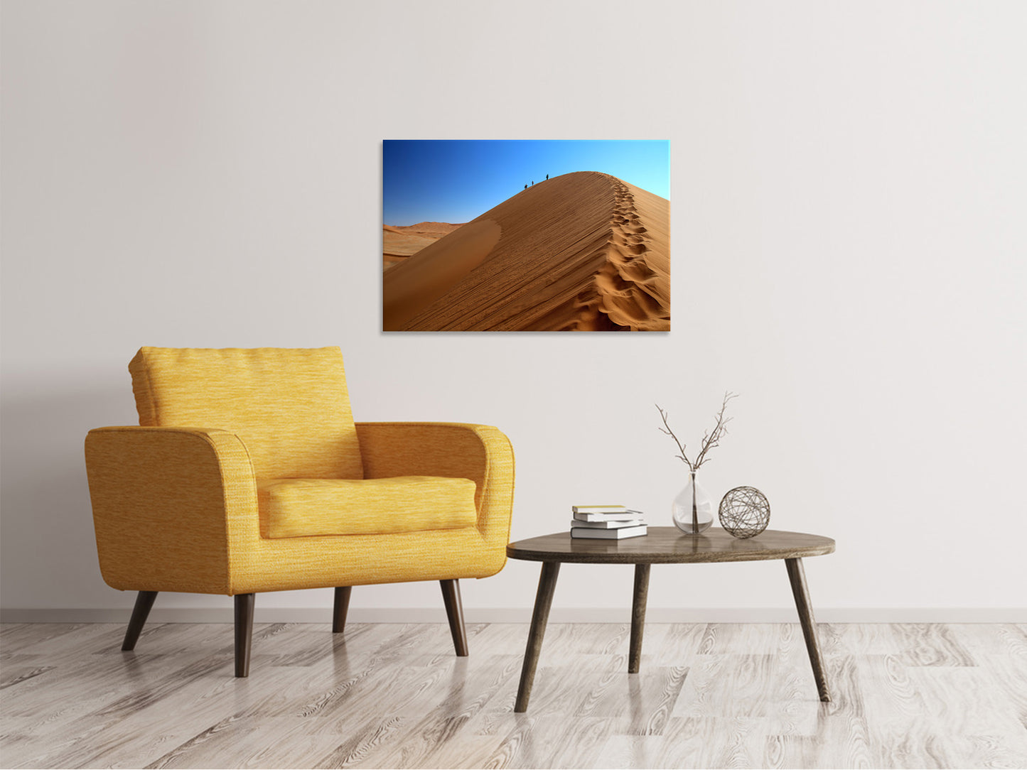 Leinwandbild Wüstenwanderung in Namibia