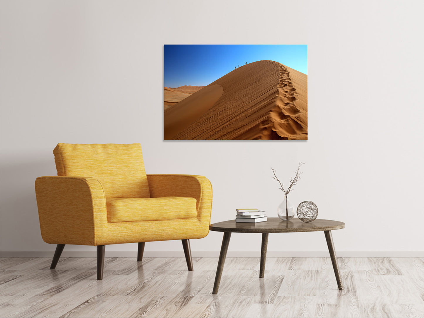 Leinwandbild Wüstenwanderung in Namibia