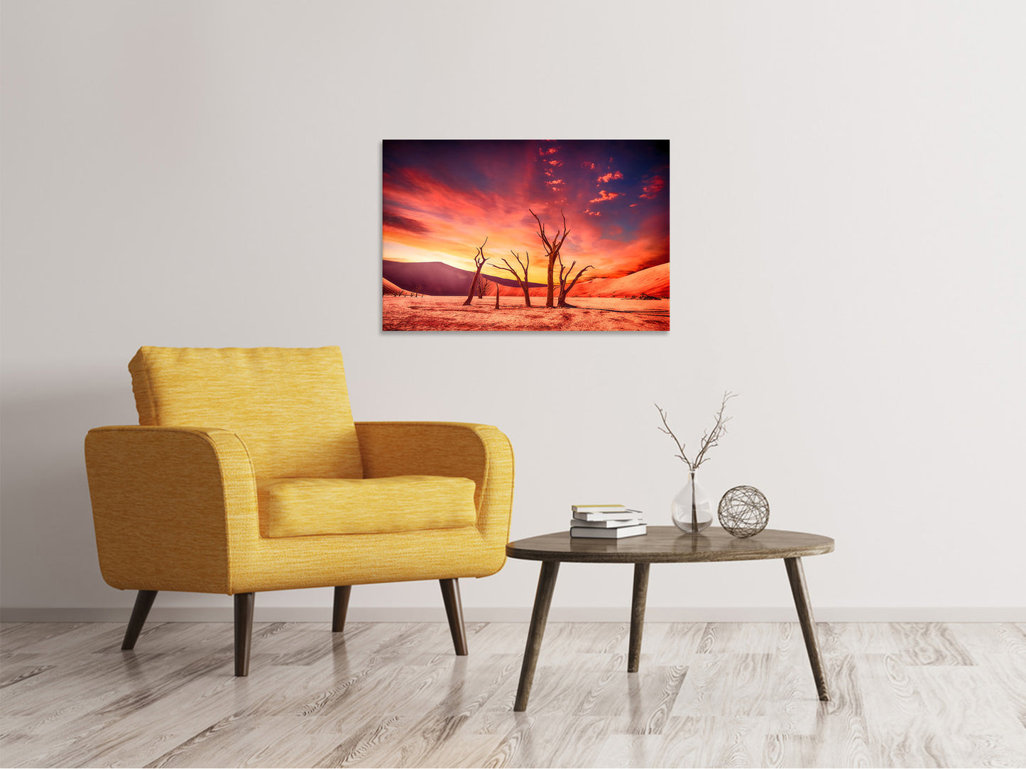 Leinwandbild Farbenprächtige Wüste