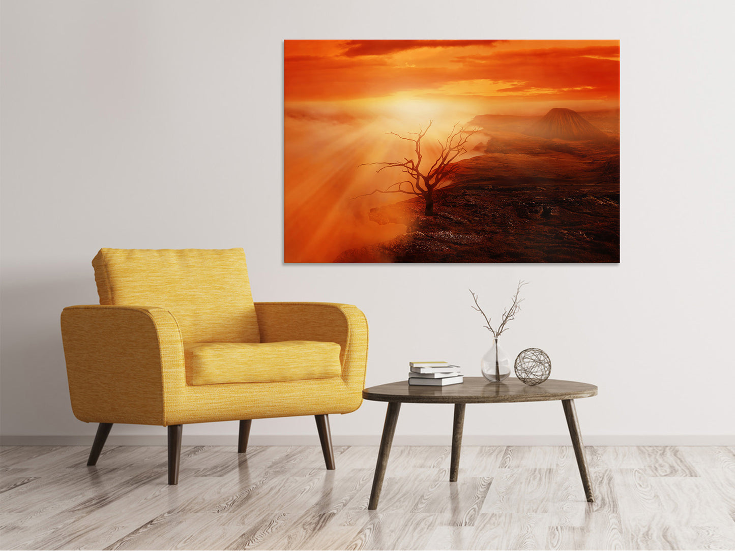 Leinwandbild Farbenprächtige Landschaft
