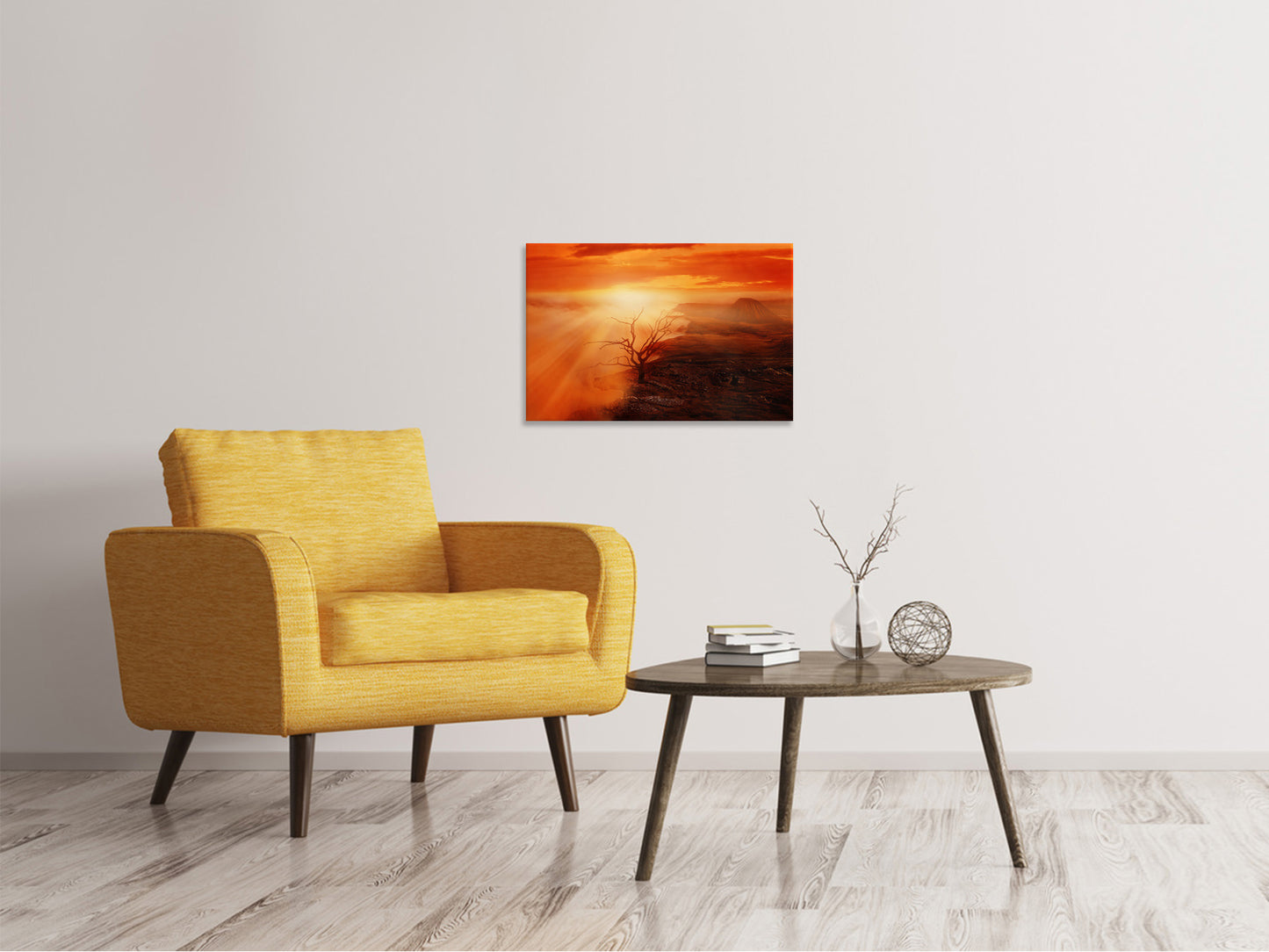 Leinwandbild Farbenprächtige Landschaft