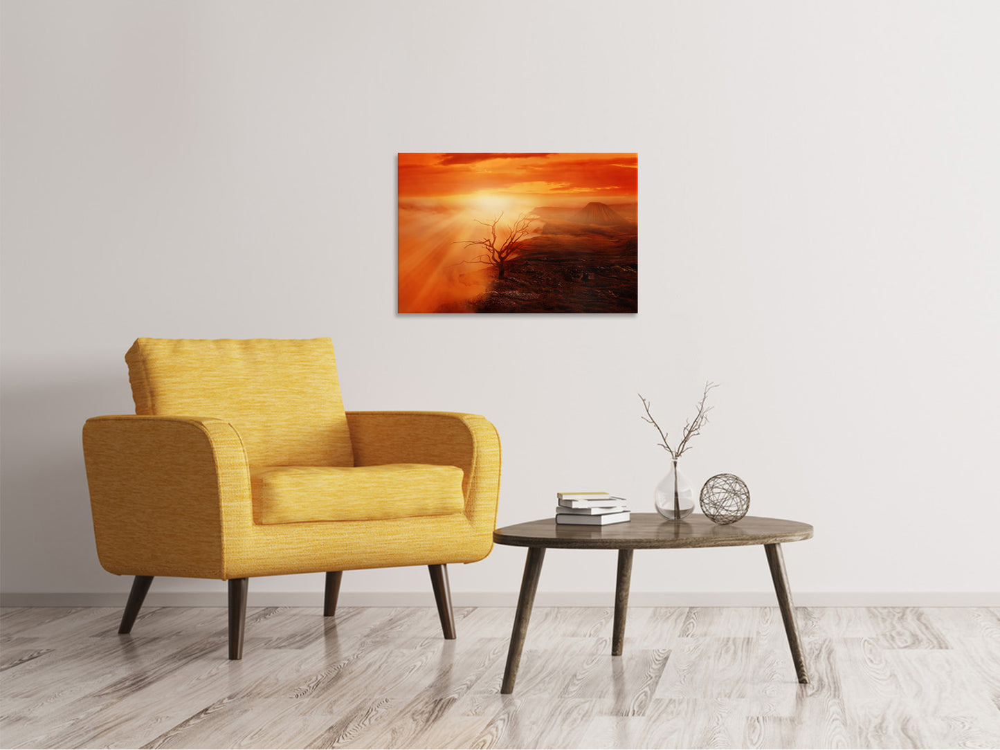 Leinwandbild Farbenprächtige Landschaft