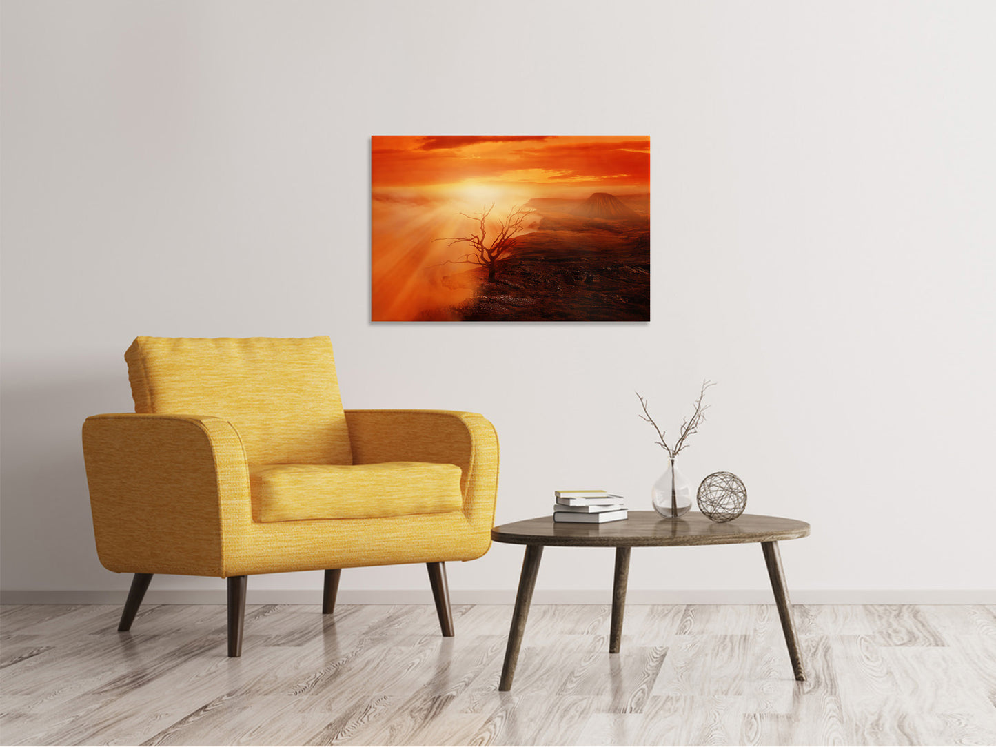 Leinwandbild Farbenprächtige Landschaft