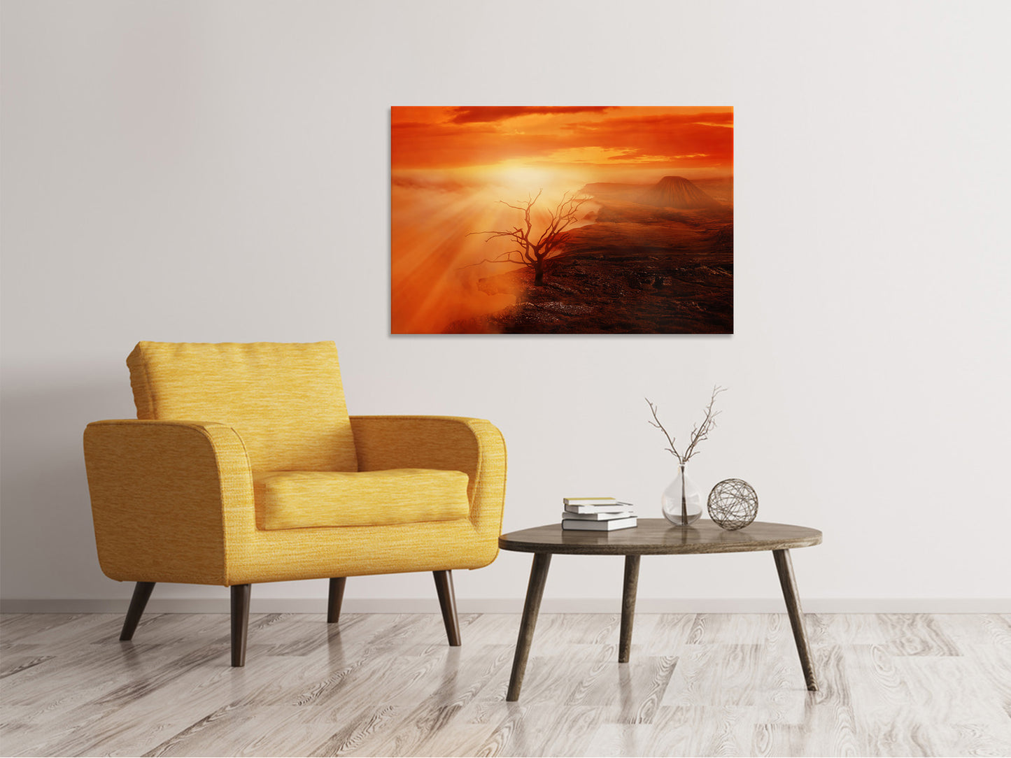 Leinwandbild Farbenprächtige Landschaft