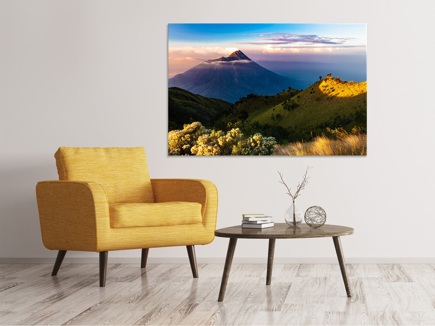 Leinwandbild Ein Sommer in den Bergen