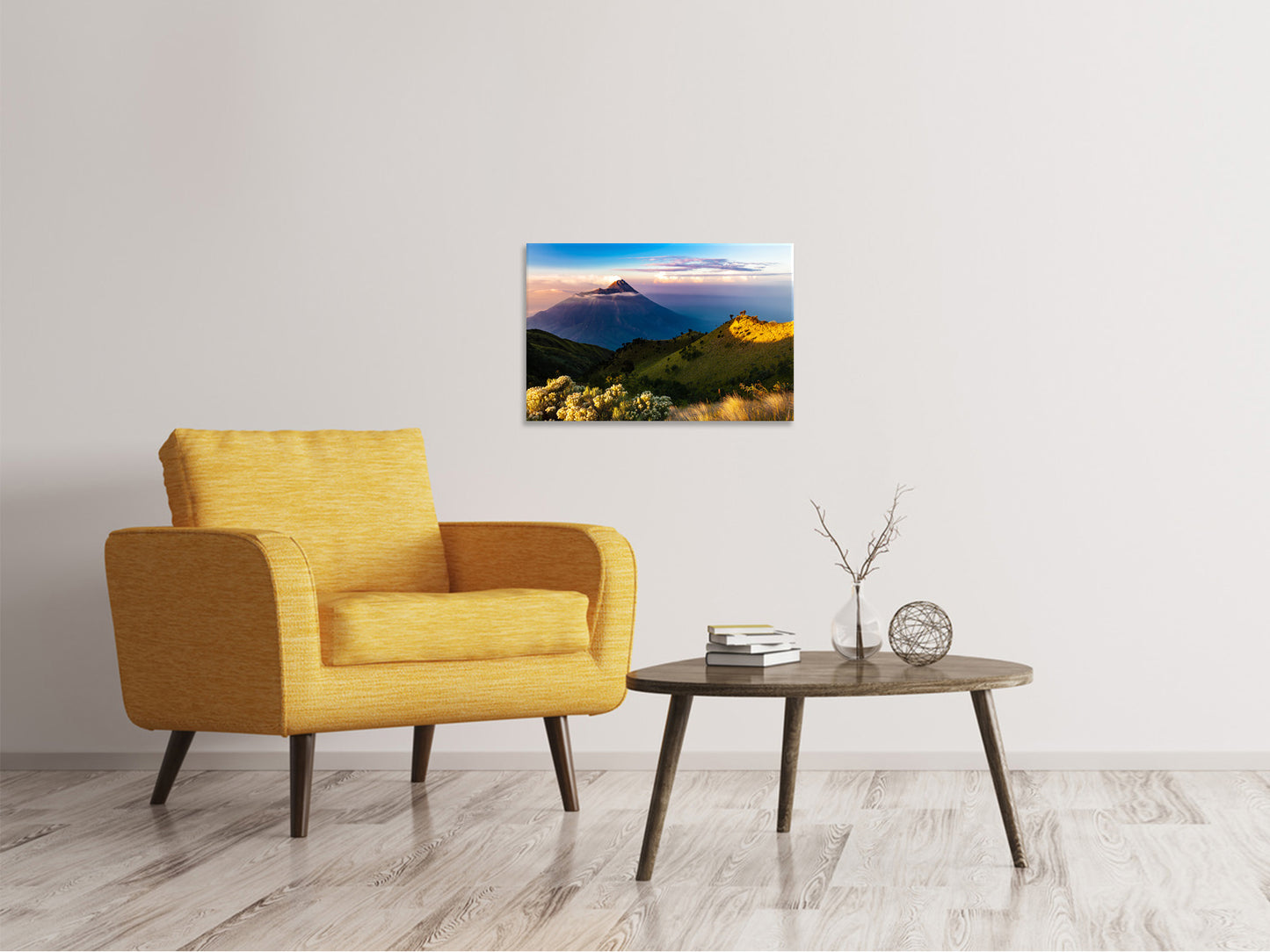 Leinwandbild Ein Sommer in den Bergen