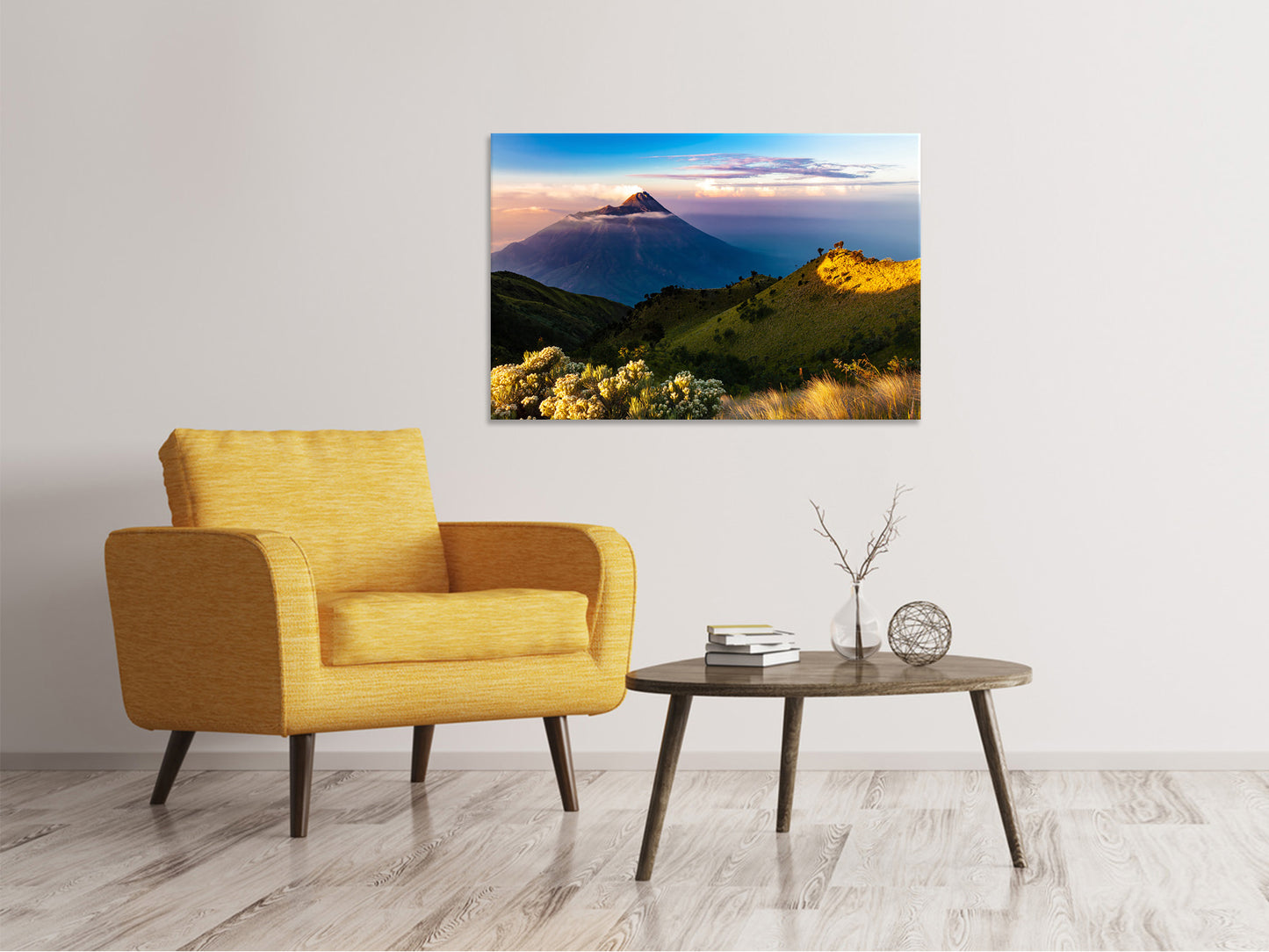 Leinwandbild Ein Sommer in den Bergen