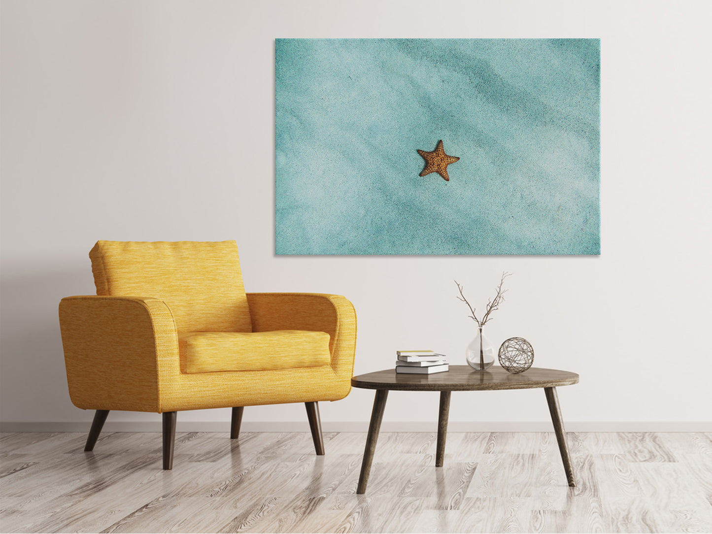 Leinwandbild Der kleine Seestern