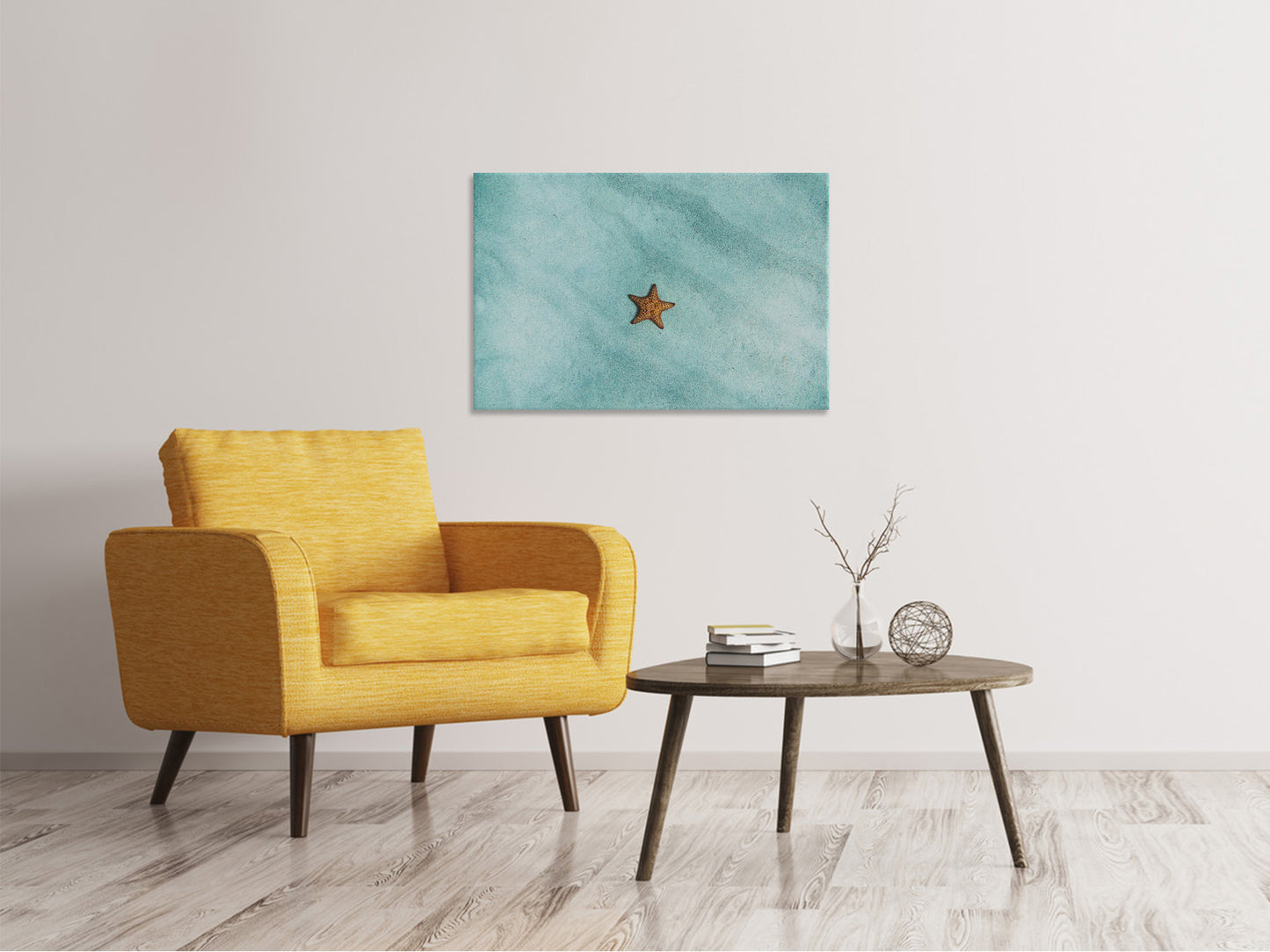 Leinwandbild Der kleine Seestern