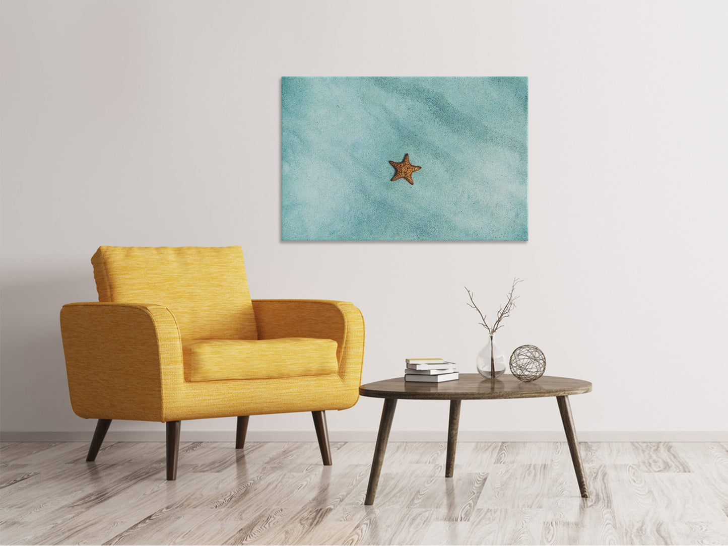 Leinwandbild Der kleine Seestern