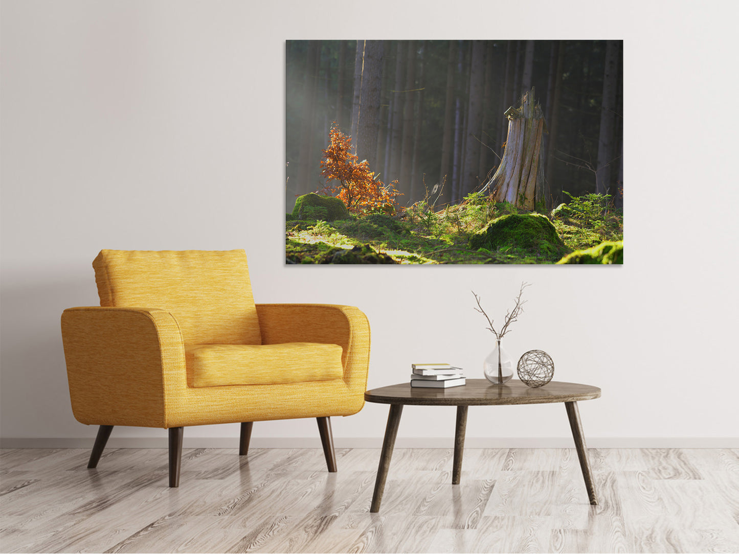 Leinwandbild Der Zauber im Wald